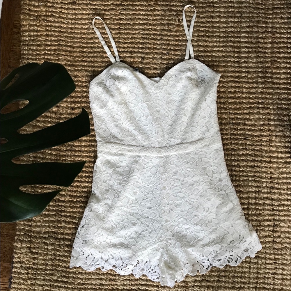 ARITZIA lace romper